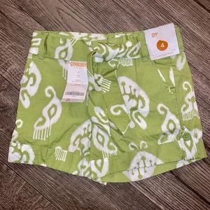 Girls Gymboree Batik Summer Shorts  Size 4 New With Tags